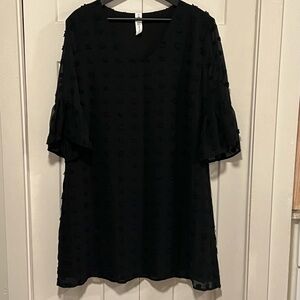 B Textured Mini Party in Black Sz XL NWOT